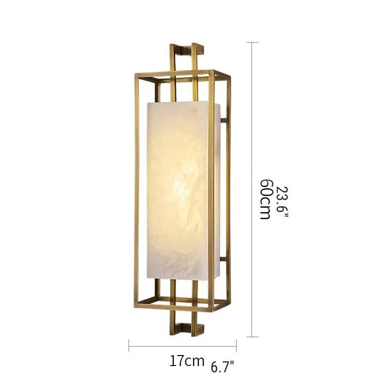 Arbor Modern Marble Lamp Classic Chinese Style - Wall Lights & Sconces | Lucera Lighting