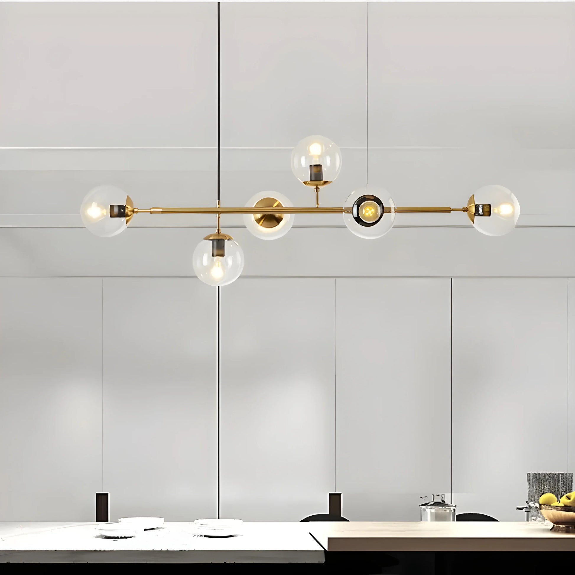 Dag Glass Ball LED Pendant Light for Dining Room - Pendant Lights | Lucera Lighting
