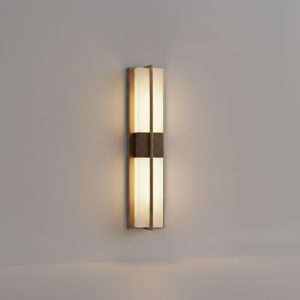 Ulrike Black/Copper Outdoor LED Wall Sconce - Exterior wall | Lucera Lighting