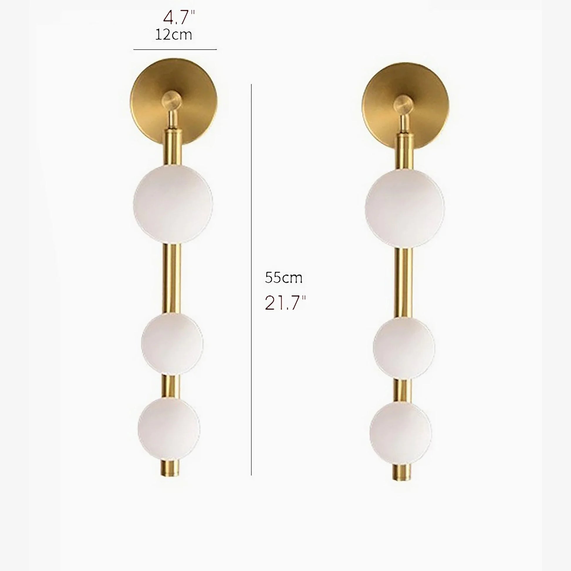 Tremolo Linear Wall Lamp - Polished Chrome & Glass - Wall Lights & Sconces | Lucera Lighting