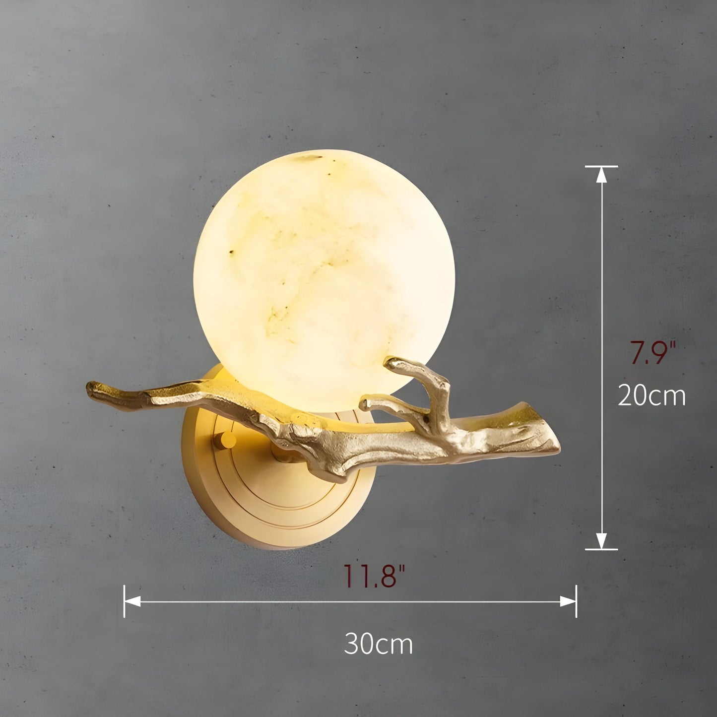 Coda Moon Wall Lamp for Bedroom Living Room - Wall Lights & Sconces | Lucera Lighting