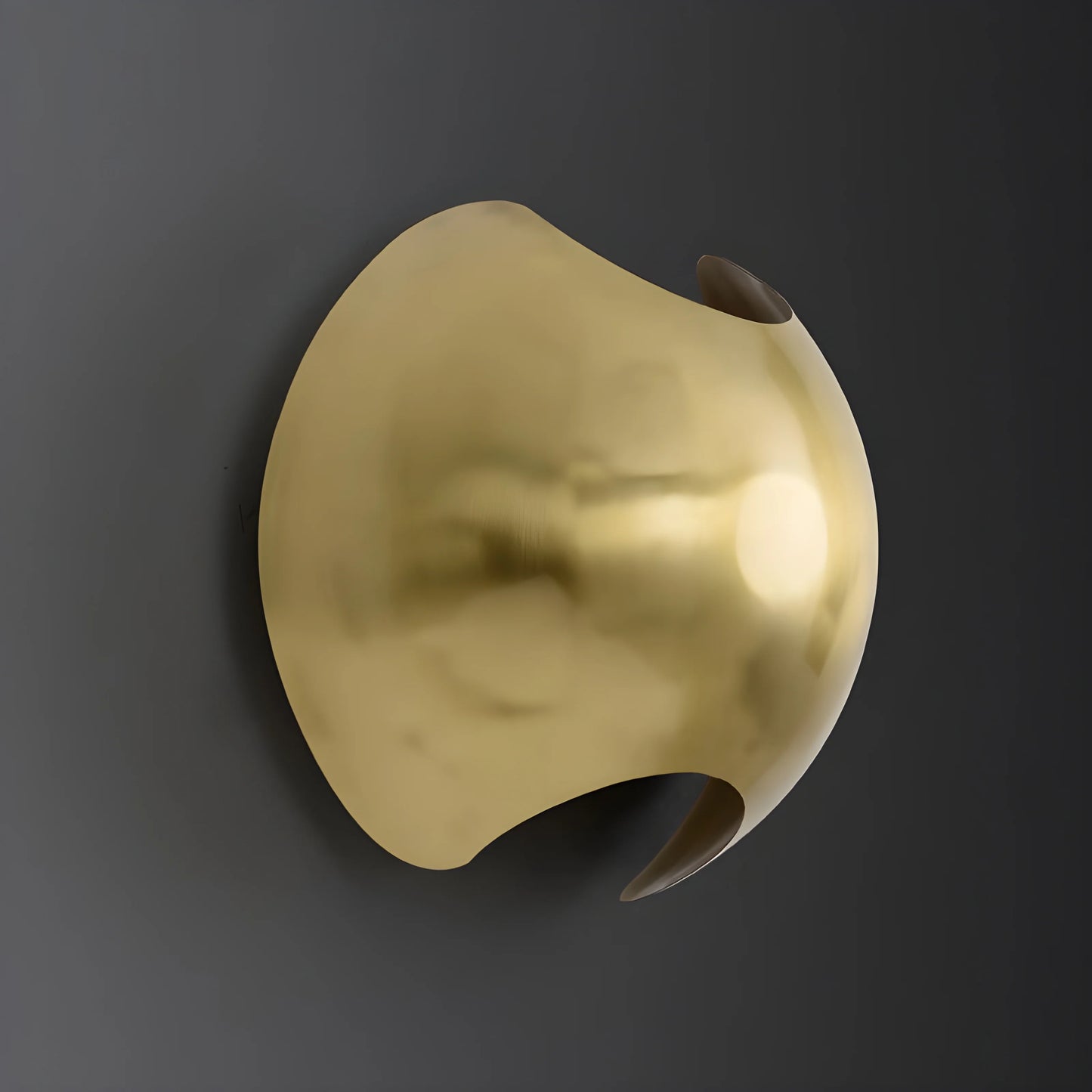 Wenge Semi Sphere Wall Lamp for Living Room - Wall Lights & Sconces | Lucera Lighting