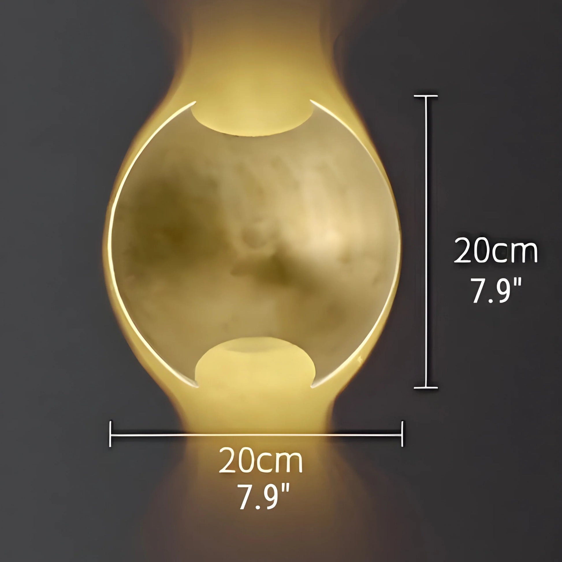 Wenge Semi Sphere Wall Lamp for Living Room - Wall Lights & Sconces | Lucera Lighting