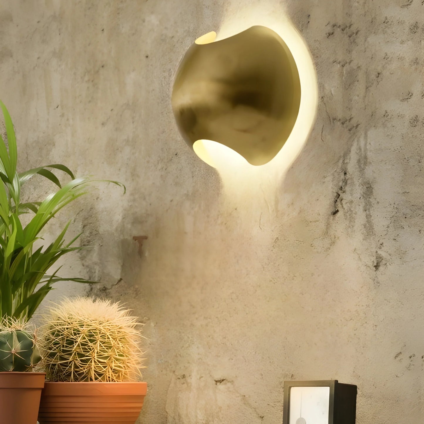 Wenge Semi Sphere Wall Lamp for Living Room - Wall Lights & Sconces | Lucera Lighting