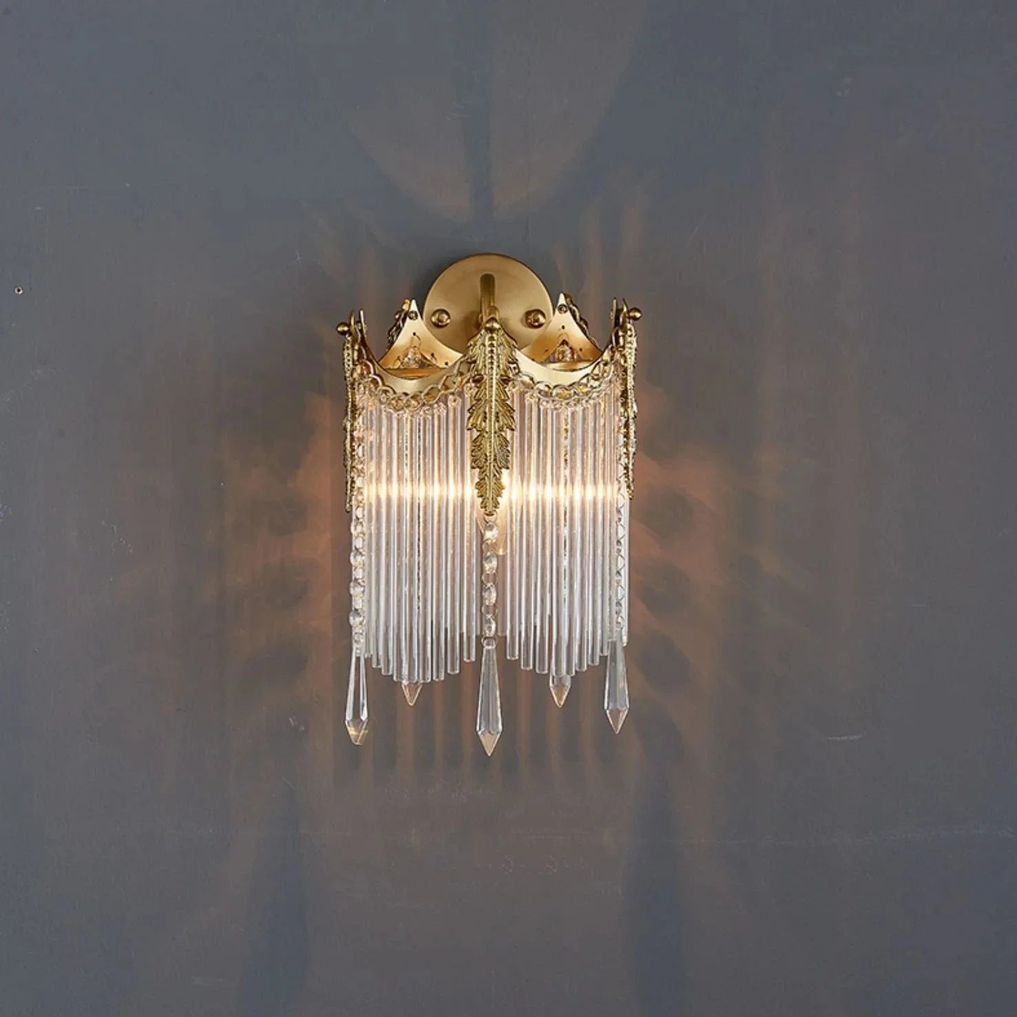 Opus Luxury European LED Crystal Wall Lamp - Wall Lights & Sconces | Lucera Lighting