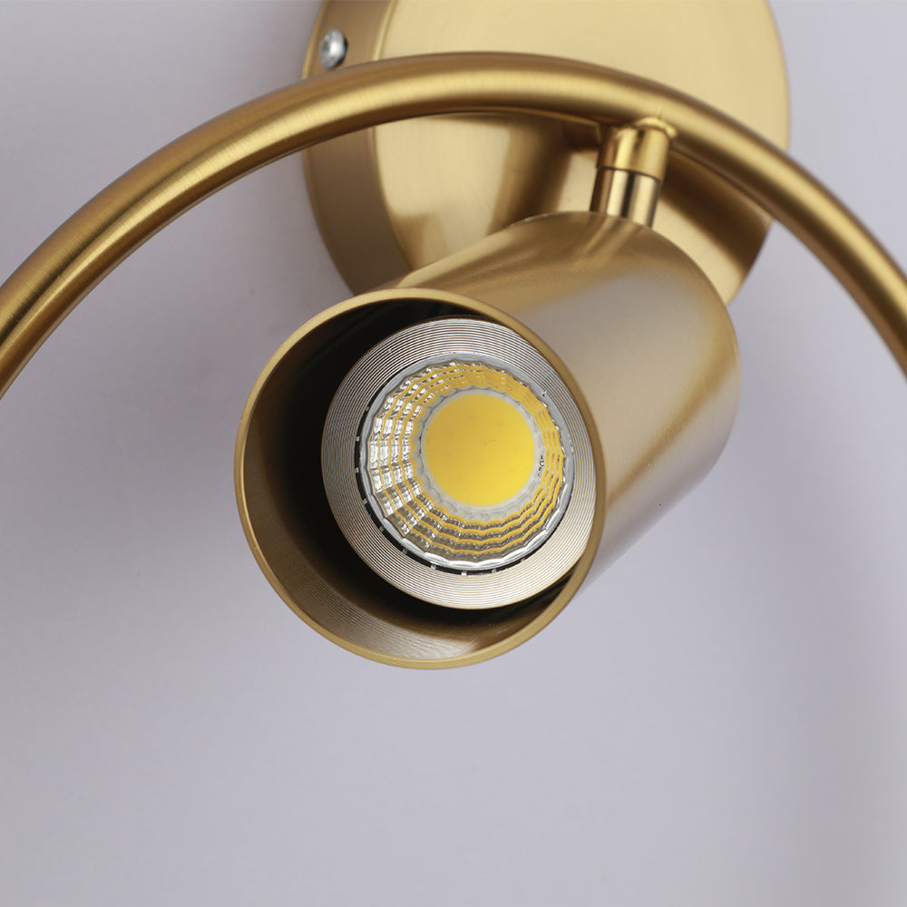 OpulentGlow Wall Lamp - Gold LED Accent Sconce