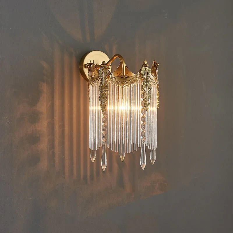 Opus Luxury European LED Crystal Wall Lamp - Wall Lights & Sconces | Lucera Lighting