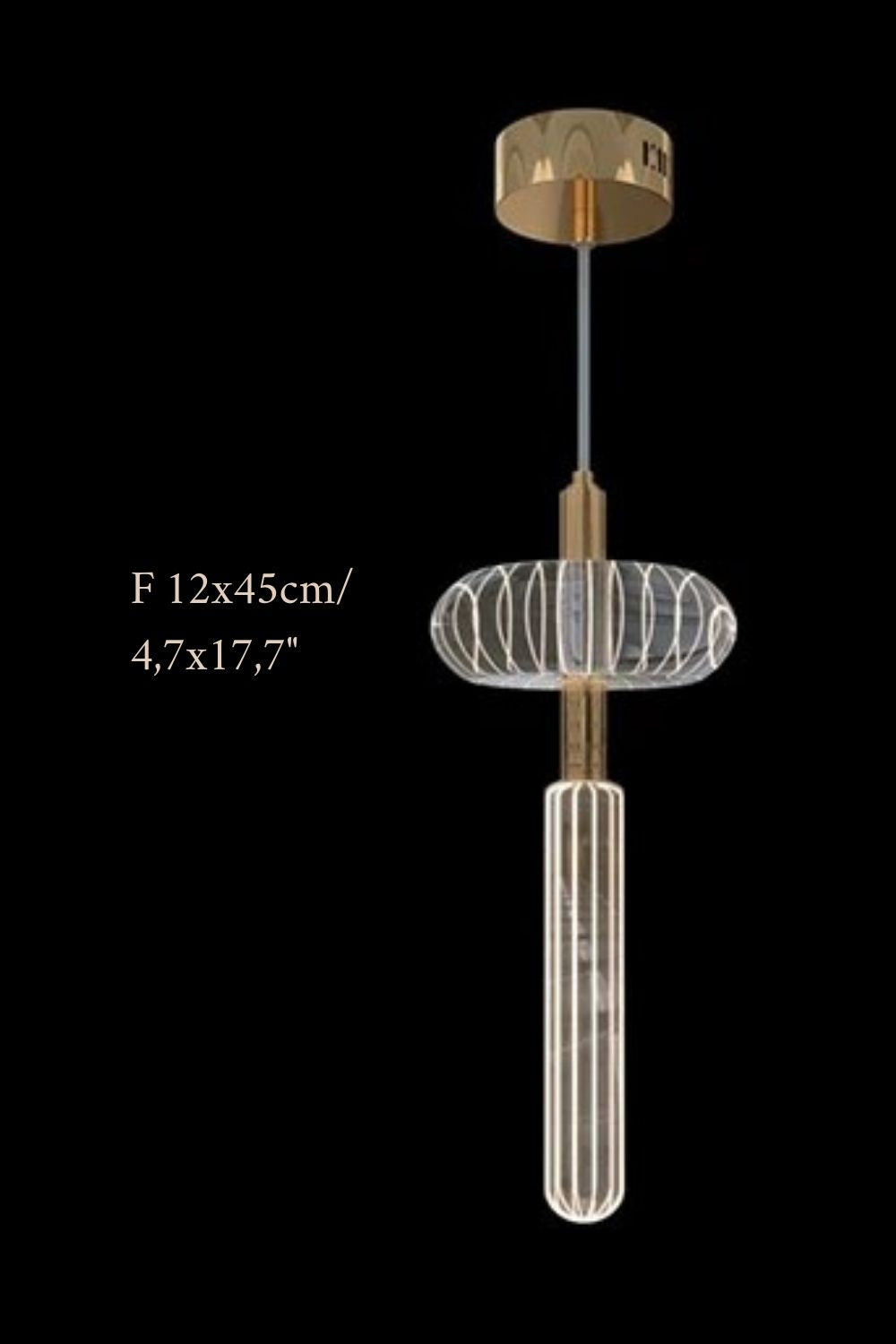 Zeal Glass Chandelier for Staircase - Chandeliers | Lucera Lighting