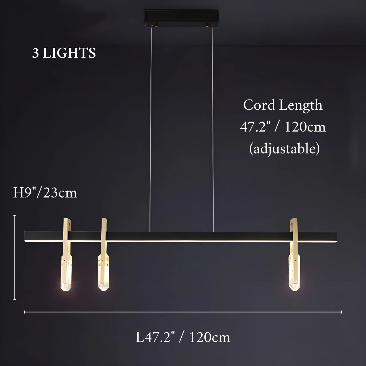 Jord Postmodern Copper Crystal Pendant Lamp - Pendant Lights | Lucera Lighting