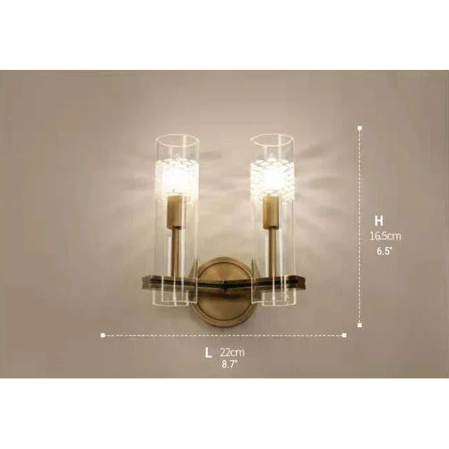 Trellis Glass Wall Lamp Romantic Style - Wall Lights & Sconces | Lucera Lighting