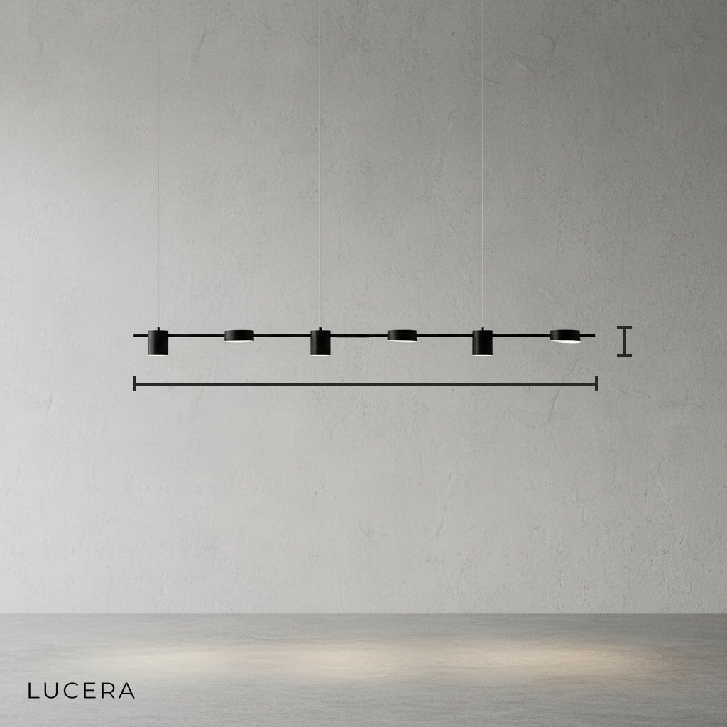 Rind Minimalistic Black/Gold Pendant Lamp - Pendant Lights | Lucera Lighting