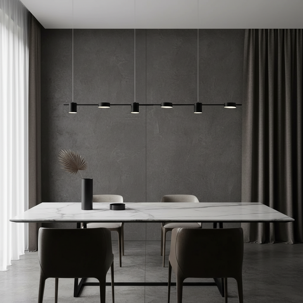 Rind Minimalistic Black/Gold Pendant Lamp - Pendant Lights | Lucera Lighting