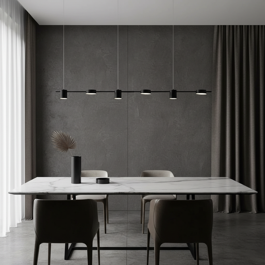 Rind Minimalistic Black/Gold Pendant Lamp - Pendant Lights | Lucera Lighting