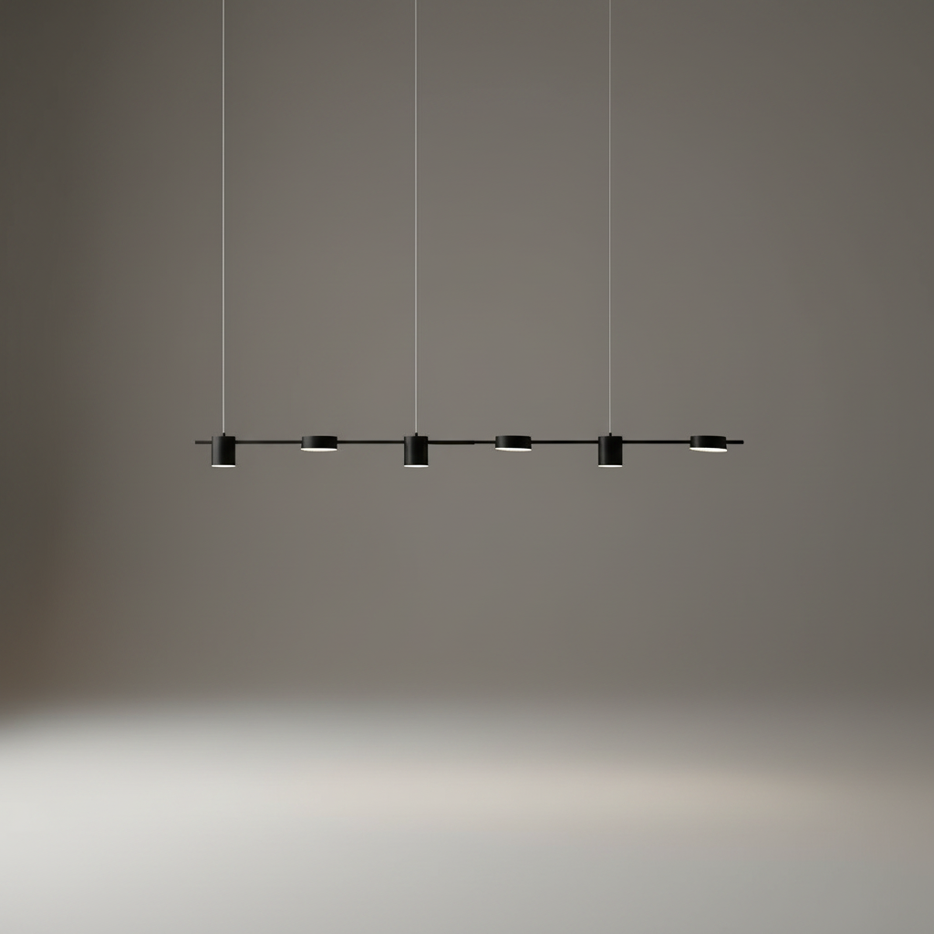 Rind Minimalistic Black/Gold Pendant Lamp - Pendant Lights | Lucera Lighting