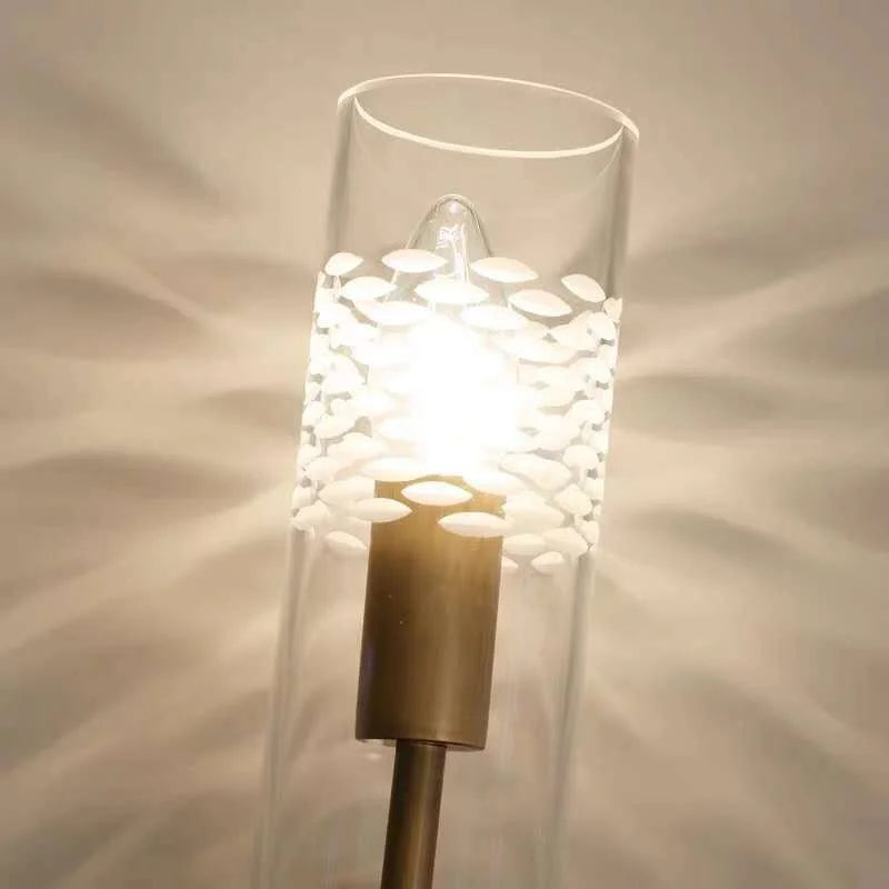 Trellis Glass Wall Lamp Romantic Style - Wall Lights & Sconces | Lucera Lighting