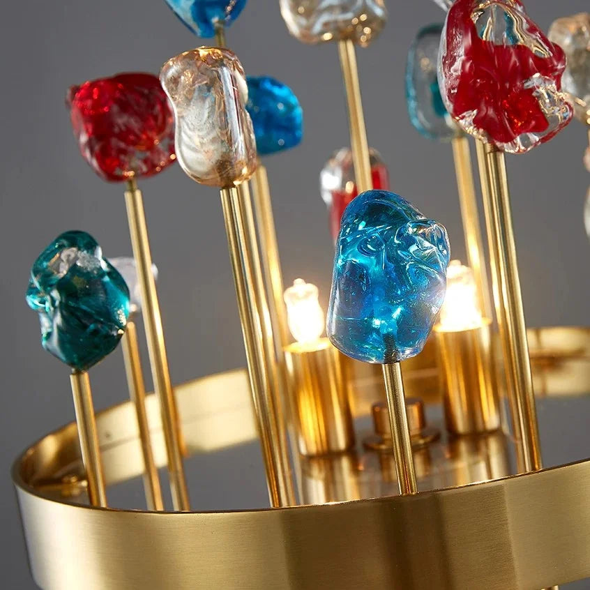 Segreto Gold Crystal Accent Light - Lamps | Lucera Lighting