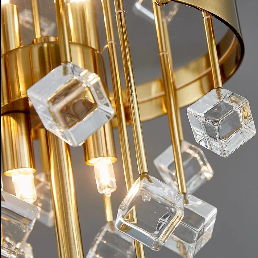 Segreto Gold Crystal Accent Light - Lamps | Lucera Lighting