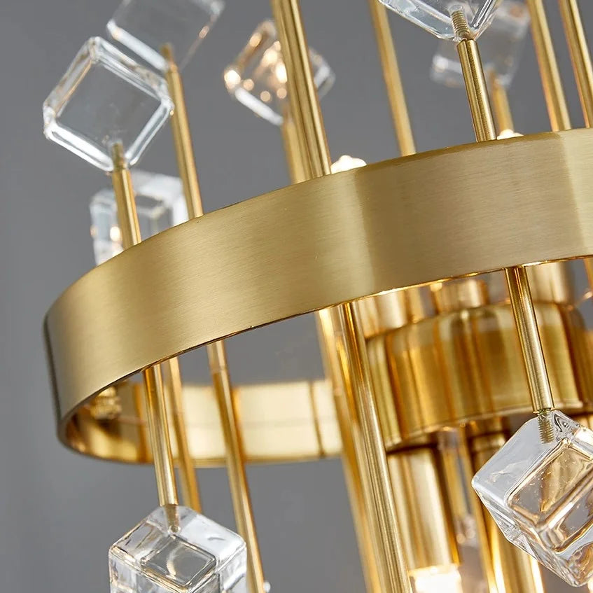 Segreto Gold Crystal Accent Light - Lamps | Lucera Lighting