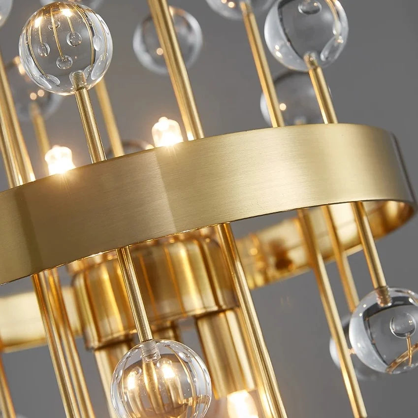 Segreto Gold Crystal Accent Light - Lamps | Lucera Lighting