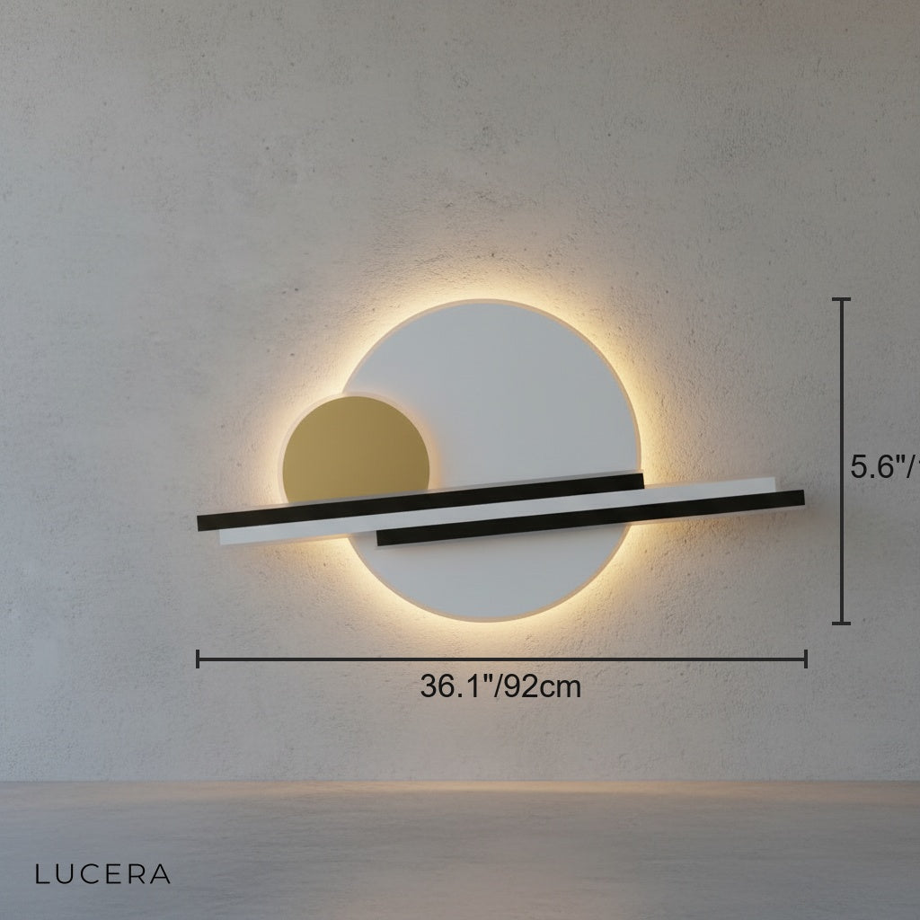 Zola Black/Gold Outdoor Waterproof LED Wall Lamp - Exterior wall | Lucera Lighting