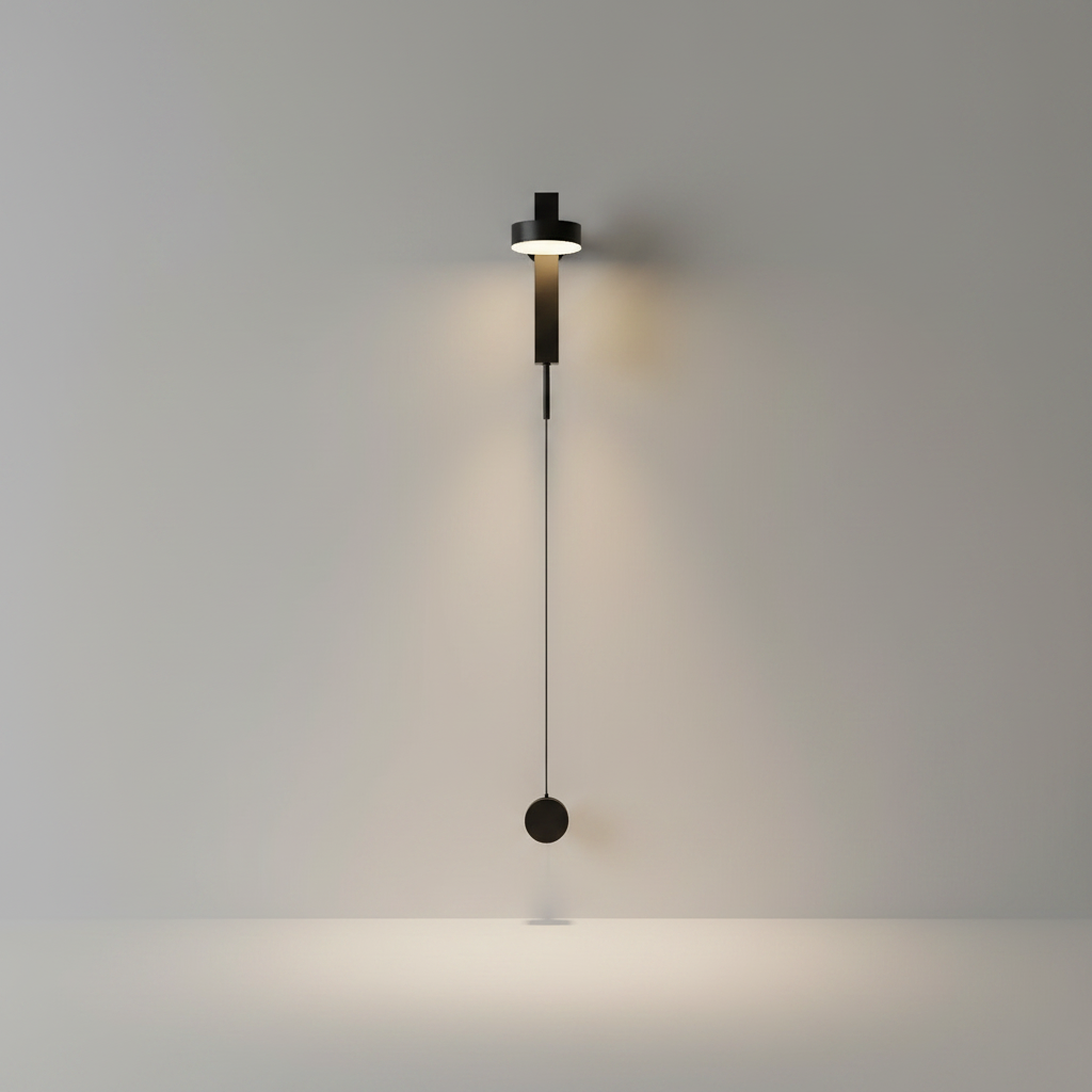 Ritardando Black/Gold Rotating LED Wall Sconce - Wall Lights & Sconces | Lucera Lighting