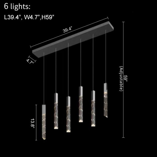 Quartz Long Staircase Crystal Chandelier - Pendant Lights | Lucera Lighting