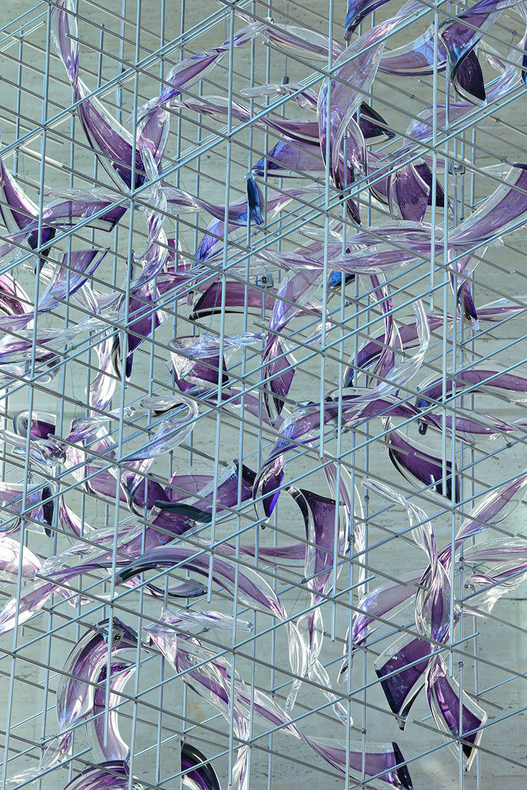 Bryn Colourful Modern Glass Chandelier - Chandeliers | Lucera Lighting