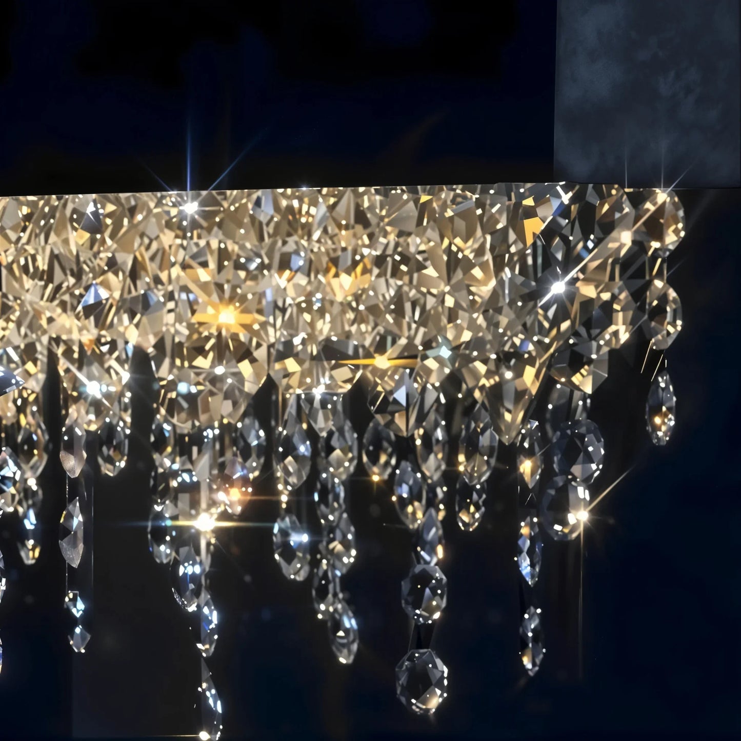 Ylva Raindrops Shining LED Crystal Chandelier - Pendant Lights | Lucera Lighting