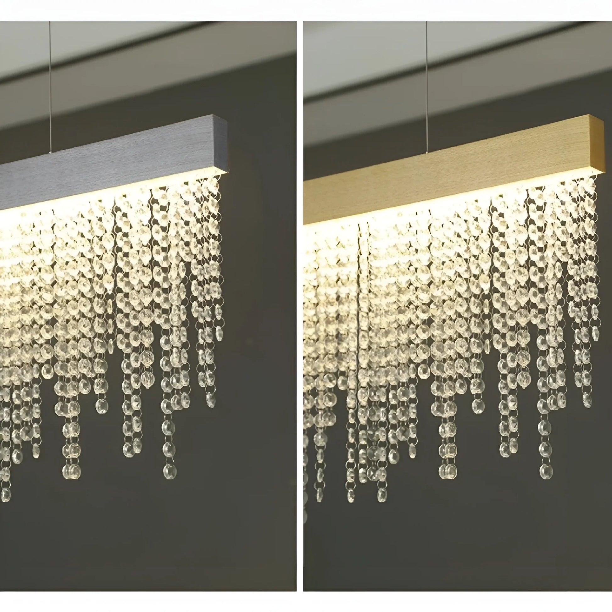 Ylva Raindrops Shining LED Crystal Chandelier - Pendant Lights | Lucera Lighting