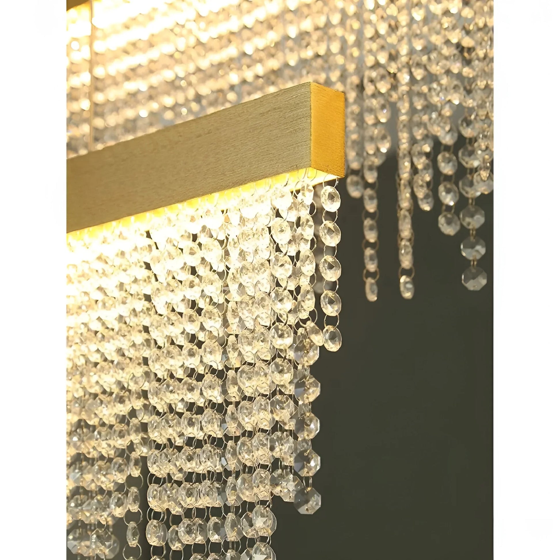 Ylva Raindrops Shining LED Crystal Chandelier - Pendant Lights | Lucera Lighting