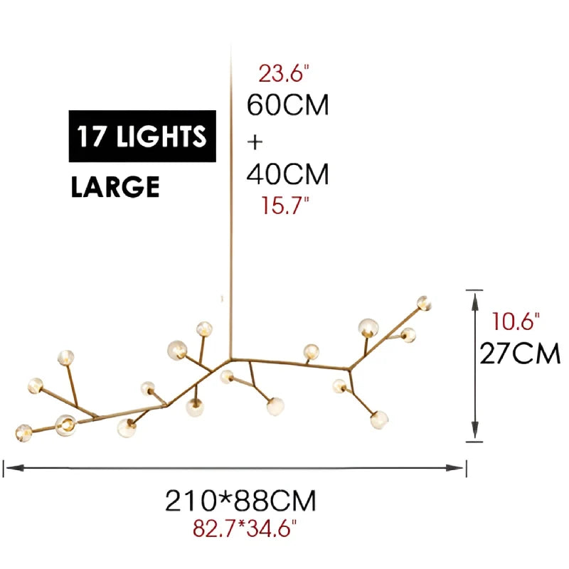 Norn Molecular-Shaped Chandelier - Chandeliers | Lucera Lighting