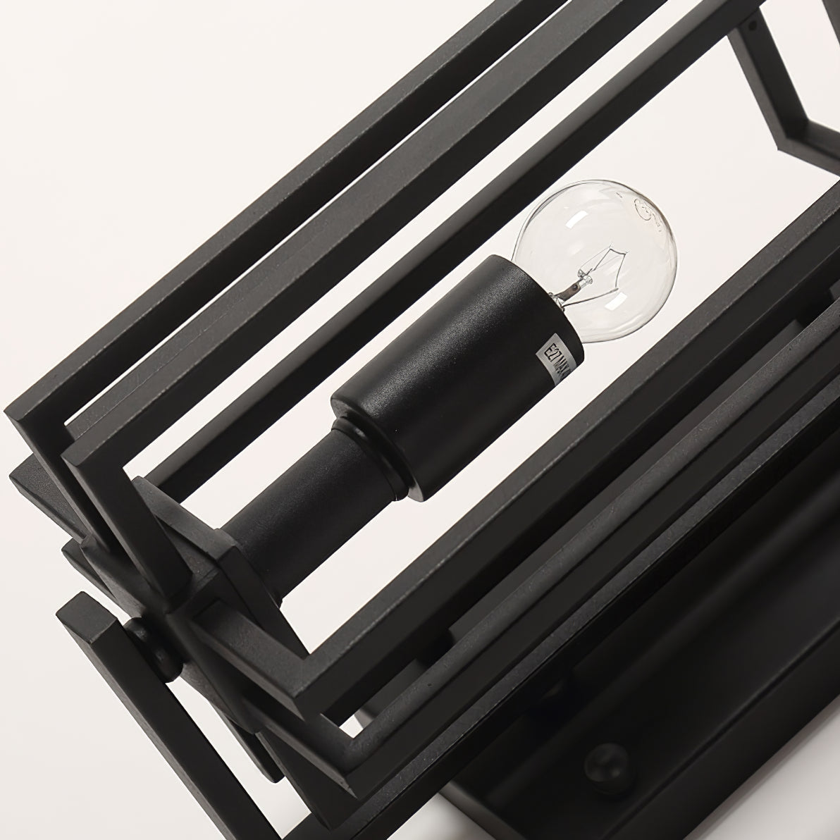 Krajewski Modern Industrial Outdoor Wall Light - Matte Black Exterior Wall Sconce Fixture for Porch, Patio & Garage