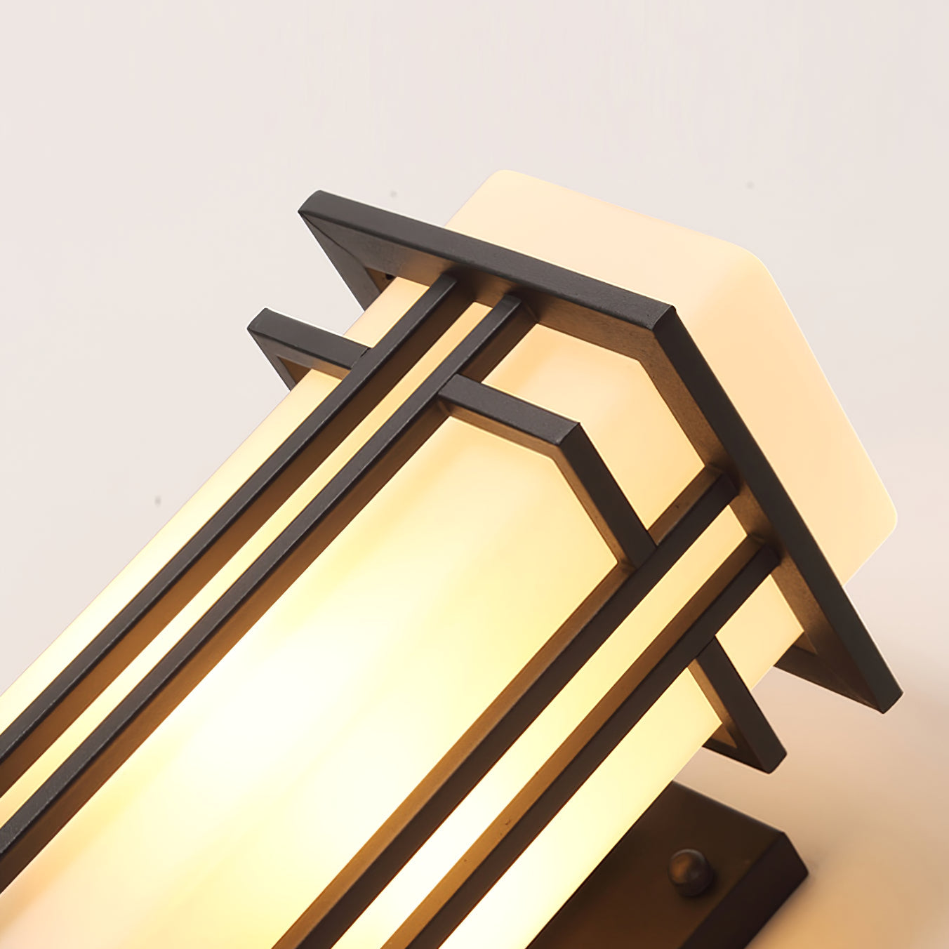 Krajewski Modern Industrial Outdoor Wall Light - Matte Black Exterior Wall Sconce Fixture for Porch, Patio & Garage