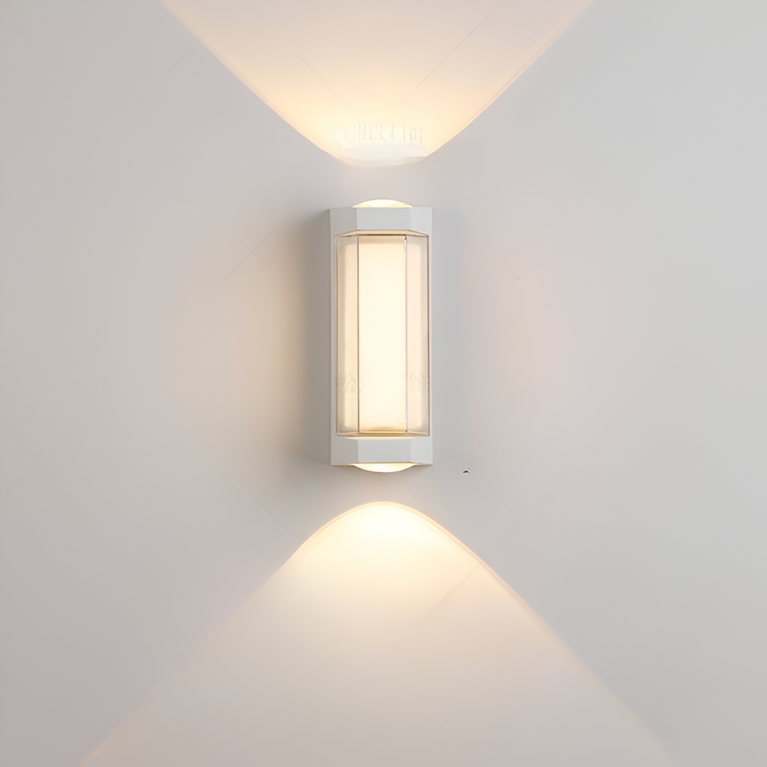 Nordic Cylinder Outdoor Wall Light in Black or White