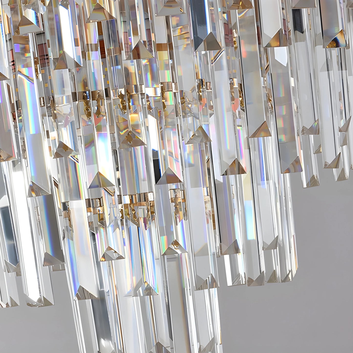 Amber Luxury Crystal Chandelier Opulent Elegance - Chandeliers | Lucera Lighting