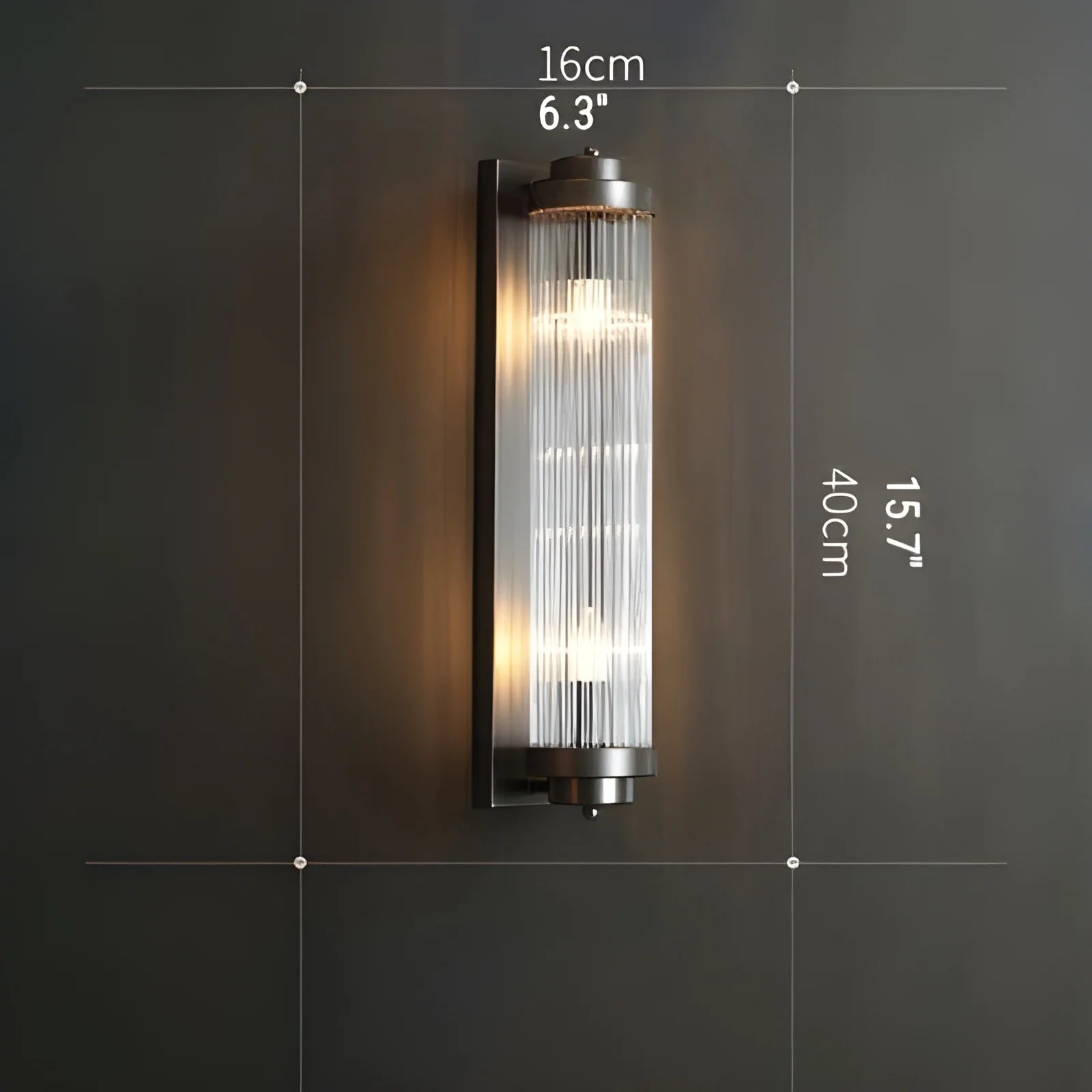 Cortical Luxury Crystal Wall Lamp in Nordic Style - Wall Lights & Sconces | Lucera Lighting