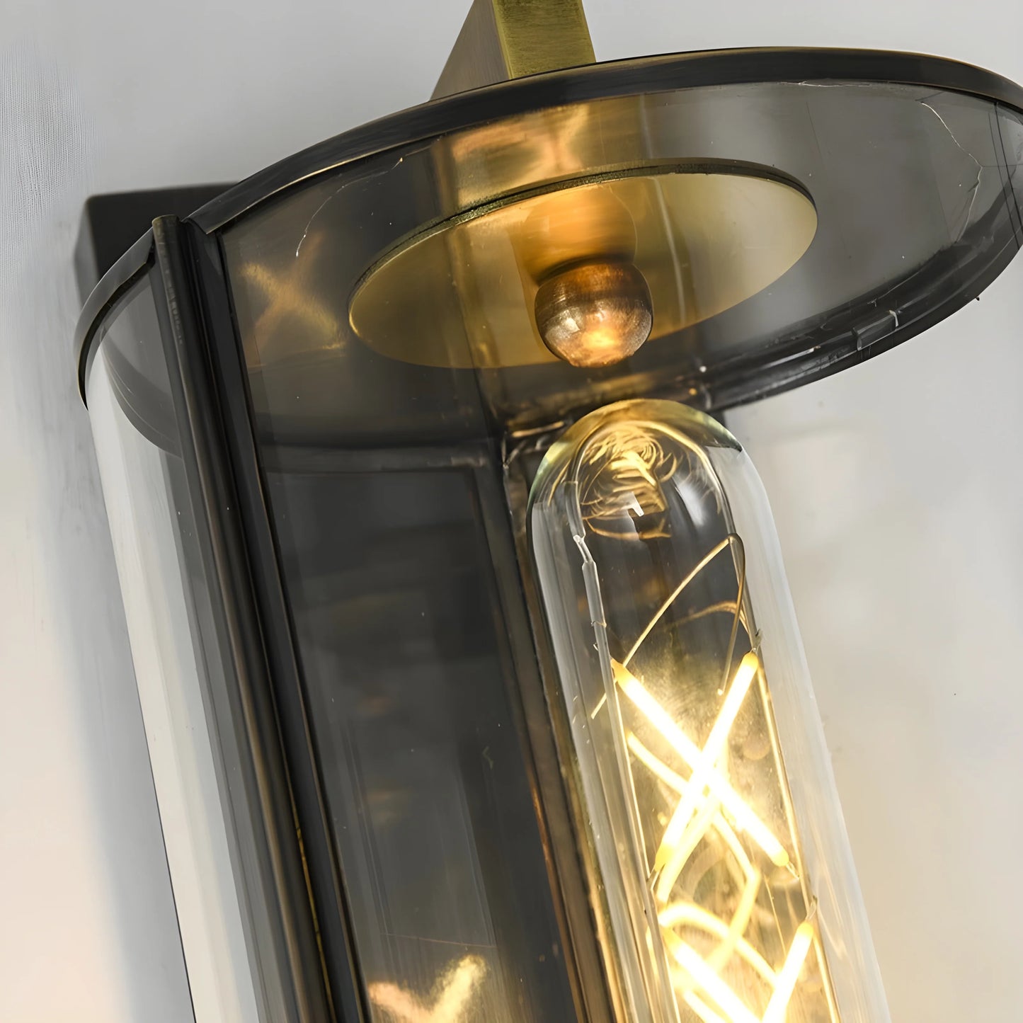 Primal Industrial Glass Wall Lamp for Living Room - Wall Lights & Sconces | Lucera Lighting