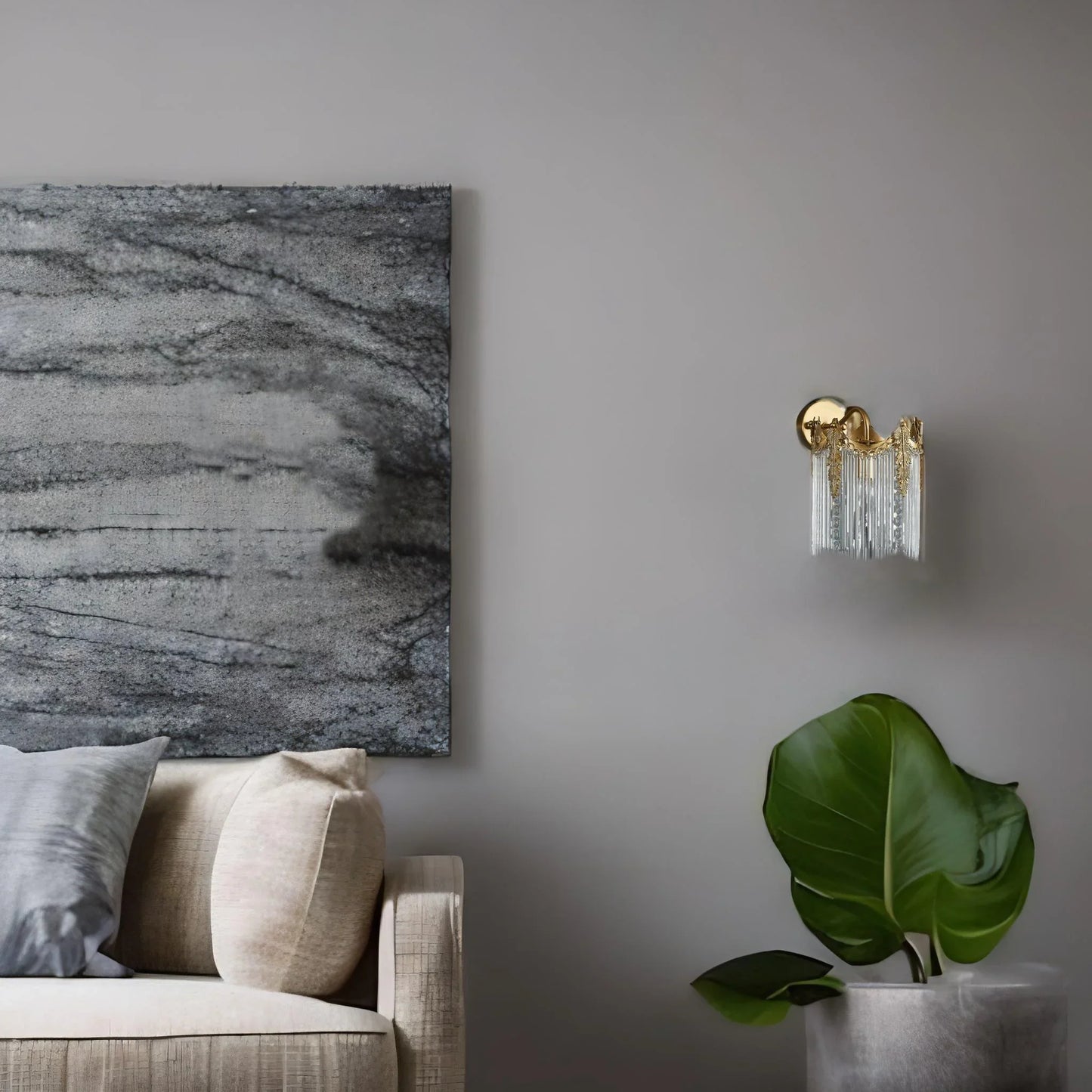 Opus Luxury European LED Crystal Wall Lamp - Wall Lights & Sconces | Lucera Lighting