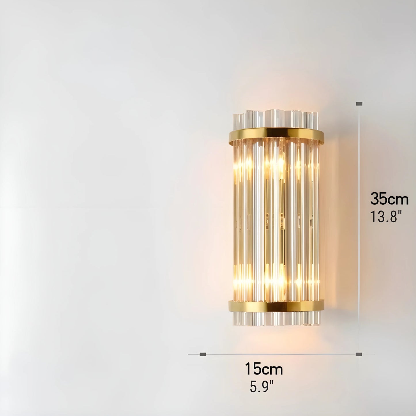 Modal Crystal Nordic Wall Lamp - Wall Lights & Sconces | Lucera Lighting