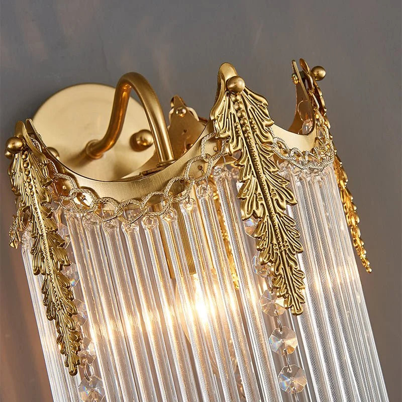 Opus Luxury European LED Crystal Wall Lamp - Wall Lights & Sconces | Lucera Lighting