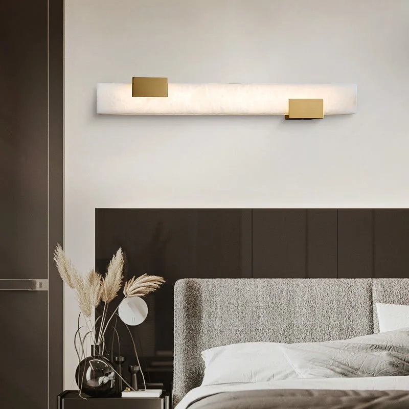 Dendral Futuristic Marble Wall Lamp for Living Room - Wall Lights & Sconces | Lucera Lighting