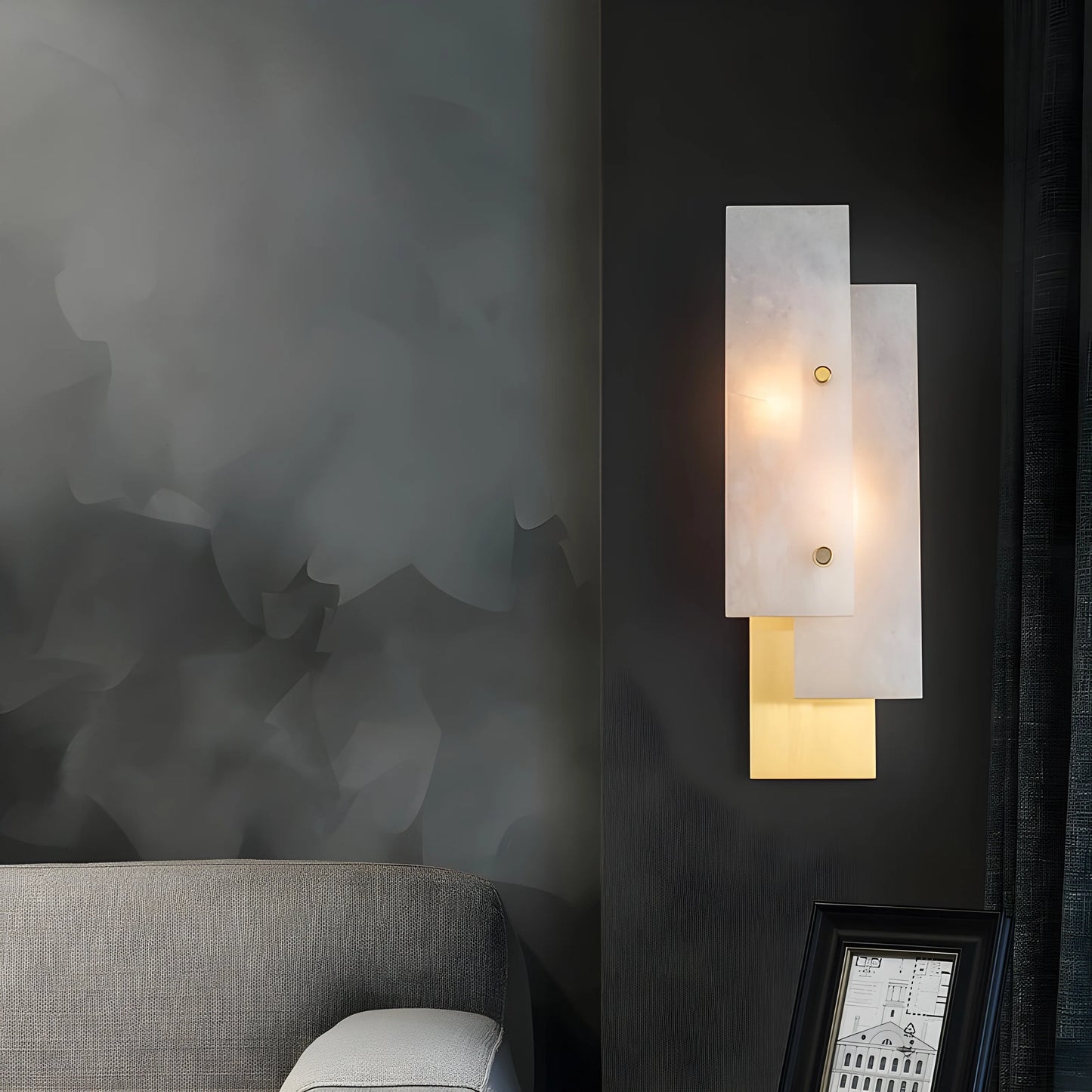 Largeur Postmodern Marble Wall Lamp - Wall Lights & Sconces | Lucera Lighting
