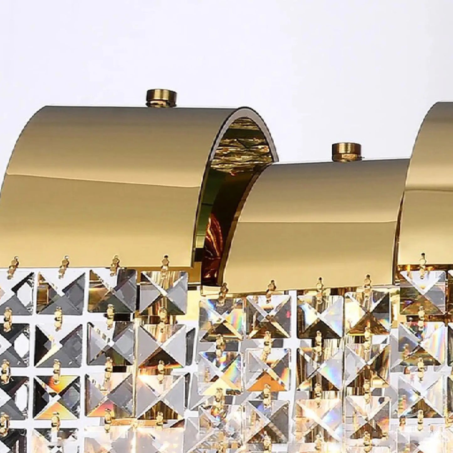 Saga Modern LED Crystal Chandelier - Chandeliers | Lucera Lighting
