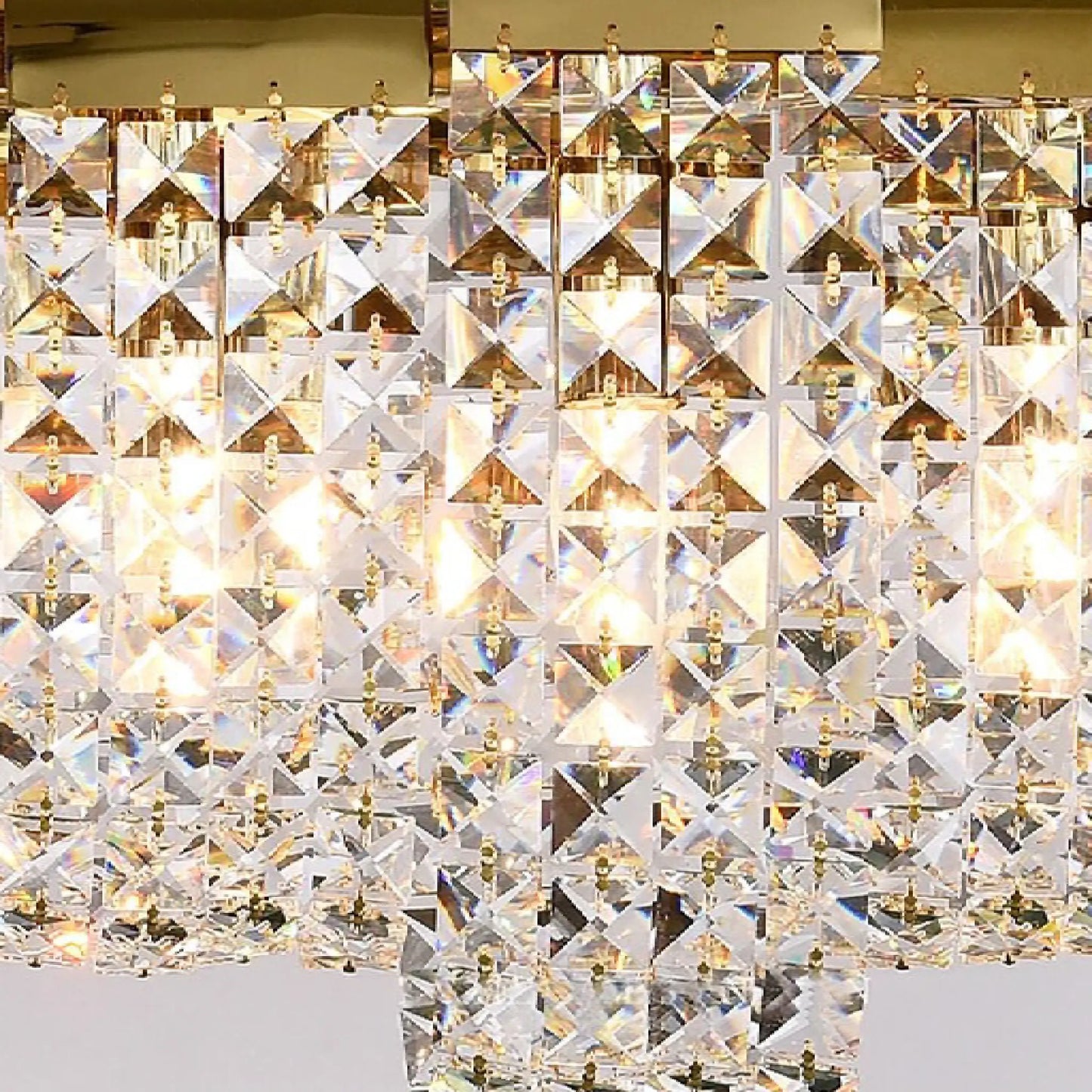 Saga Modern LED Crystal Chandelier - Chandeliers | Lucera Lighting