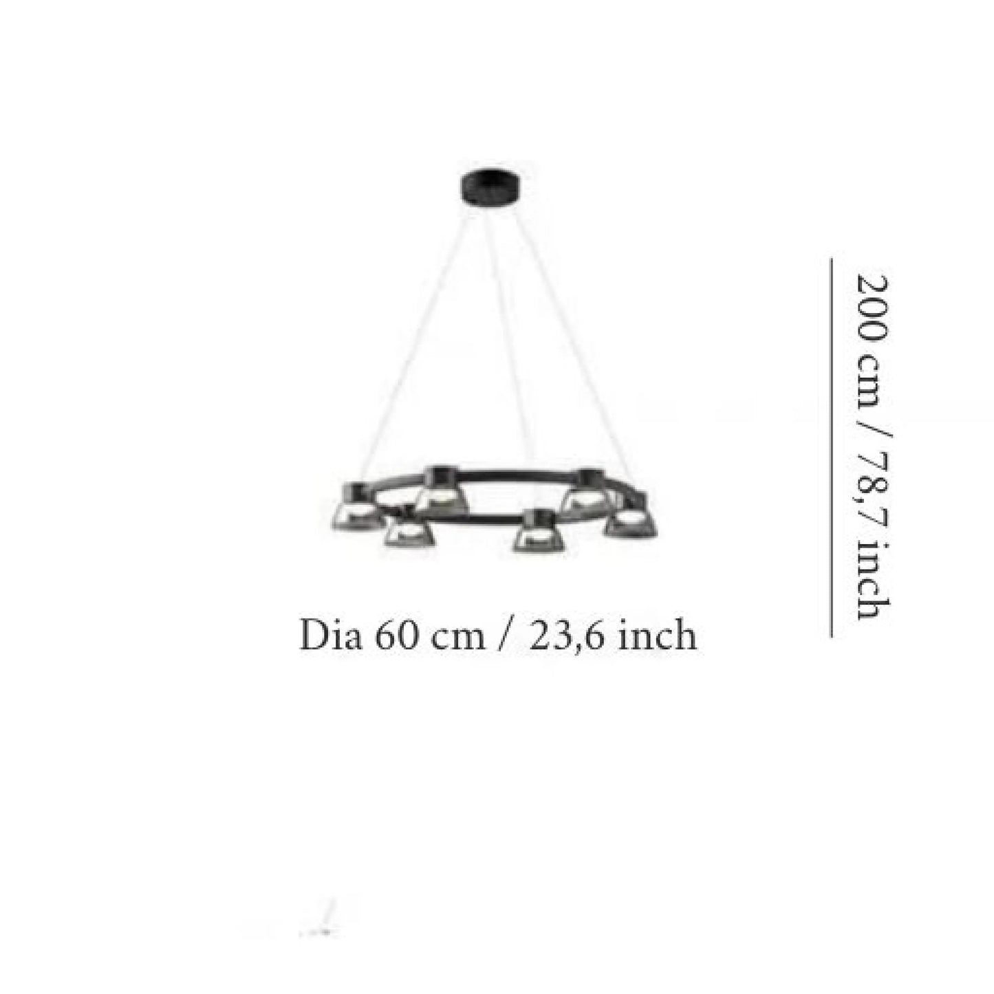 Gunnar Nordic Linear LED Chandelier - Pendant Lights | Lucera Lighting