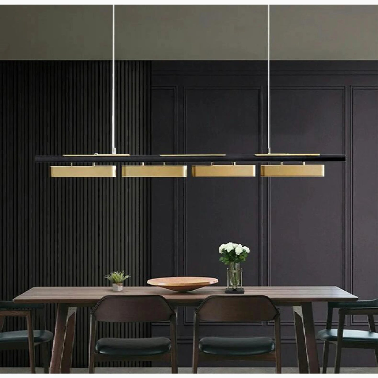 Oskar Modern Minimalistic Blocks LED Chandelier - Pendant Lights | Lucera Lighting