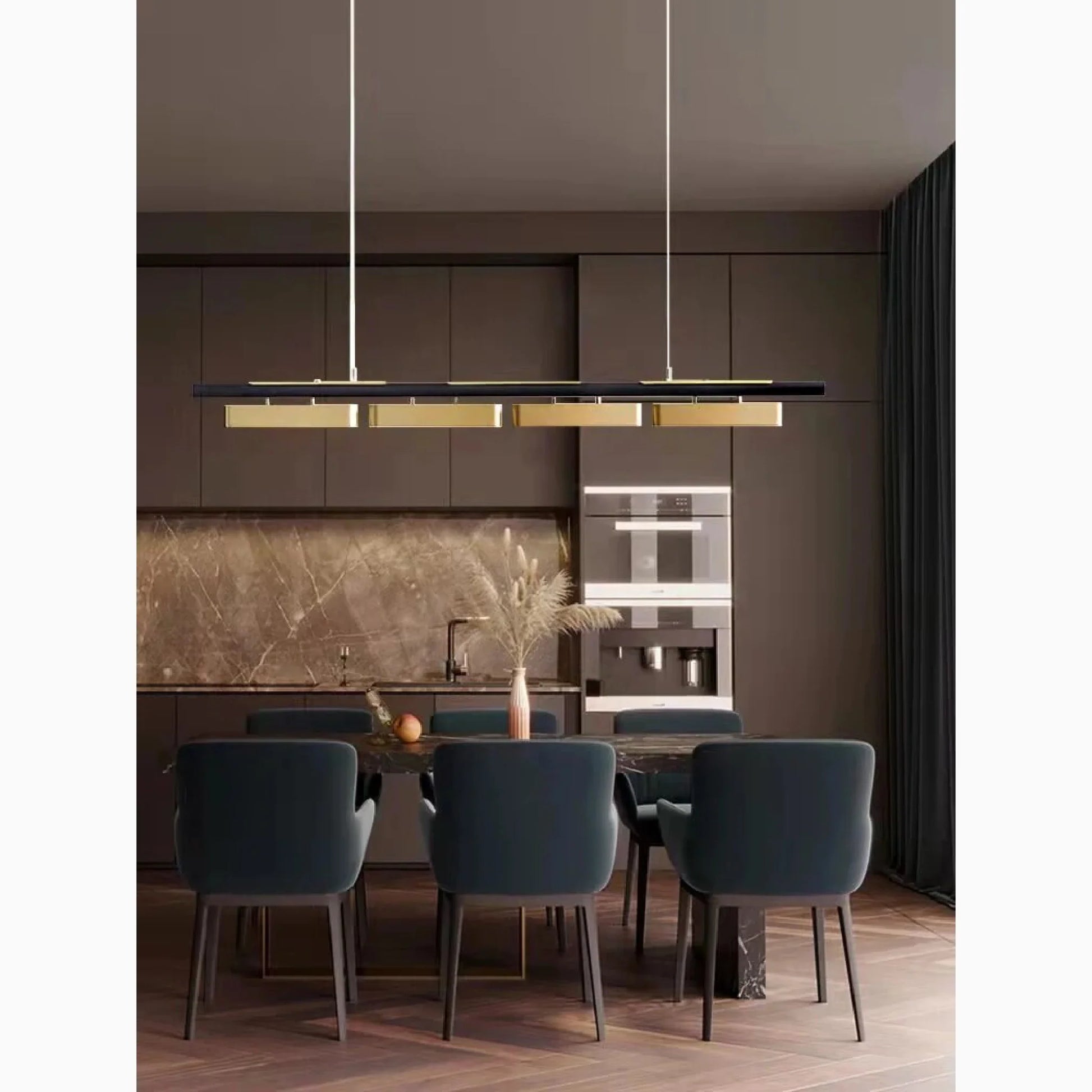 Oskar Modern Minimalistic Blocks LED Chandelier - Pendant Lights | Lucera Lighting