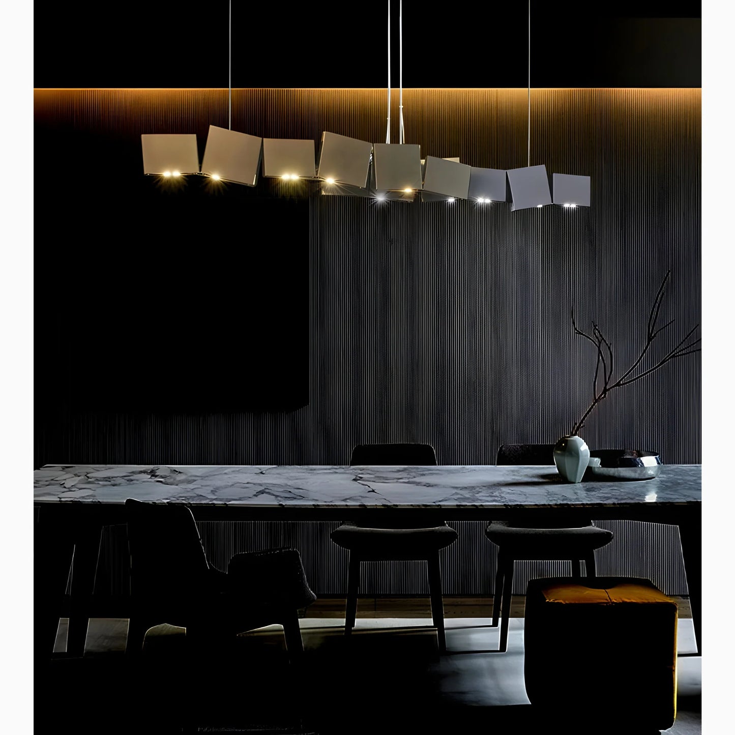 Freya Postmodern Iron Box Chandelier - Pendant Lights | Lucera Lighting