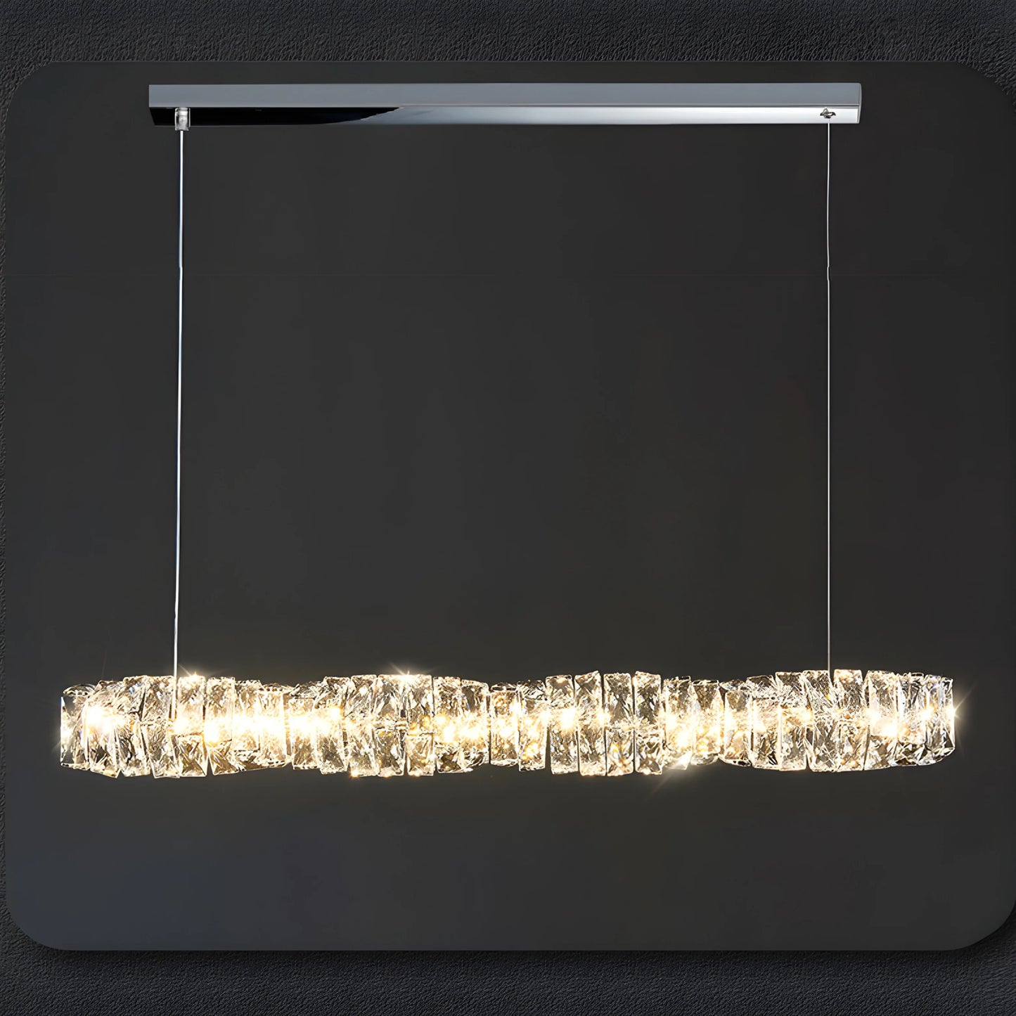 Lova Luxury Crystal Chandelier for Kitchen - Pendant Lights | Lucera Lighting