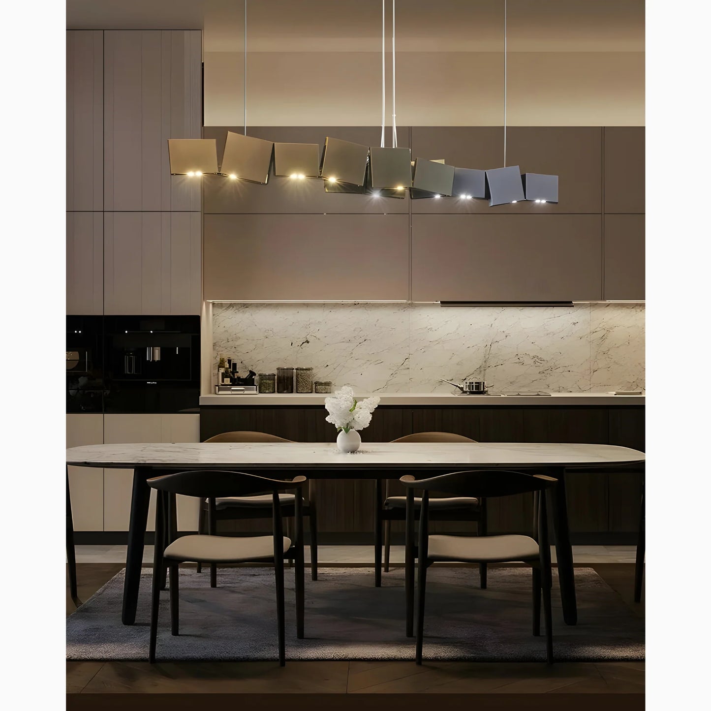 Freya Postmodern Iron Box Chandelier - Pendant Lights | Lucera Lighting